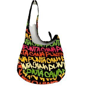 Robin Ruth Bag Punta Cana Shoulder Bag Peace Hippie Cloth Button Pocket